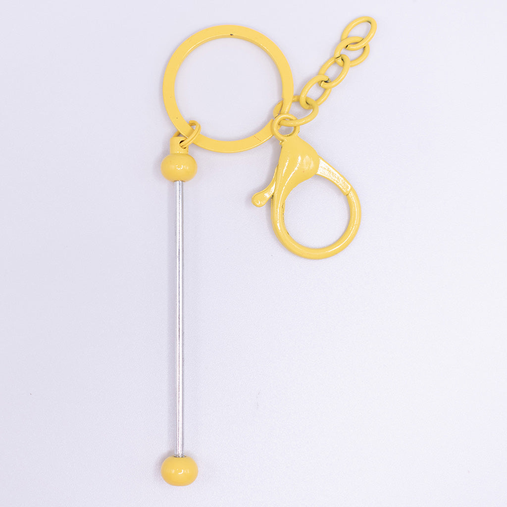 Gold Beadable Keychain - 1 & 5 Count