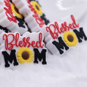 Blessed Mom Silicone Focal Bead Accessory