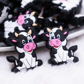 Cow Silicone Focal Bead Accessory