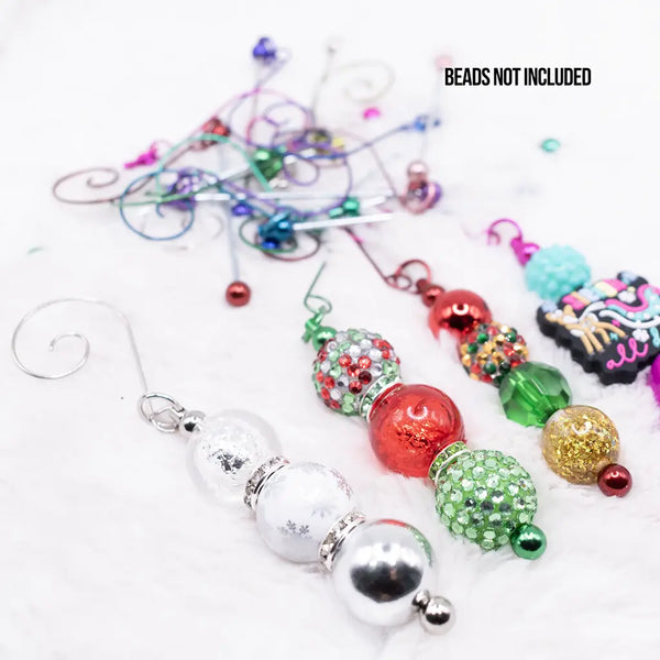 Ornament Hooks with Beadable Bar