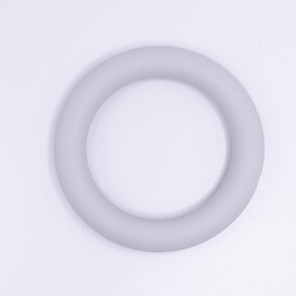 view of a dim gray of 65mm Round Ring Silicone Focal Beads Accessory