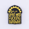 macro view of a pile of Little Miss Sunshine Silicone Focal Bead Accessory