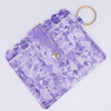 Purple Add-A-Wristlet Wallet Card Holder with ID Window