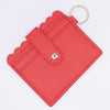 Red Add-A-Wristlet Wallet Card Holder with ID Window