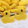 front view of a pile of Yellow Ducky Silicone Focal Bead Accessory
