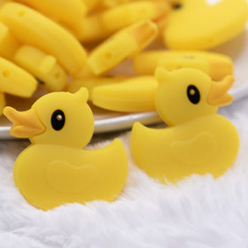 Yellow Ducky Silicone Focal Bead Accessory