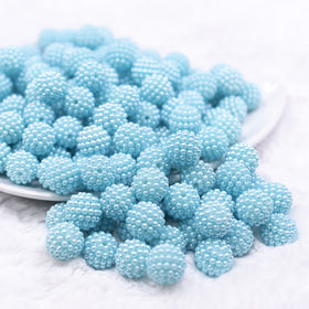 12mm Blue Ball Bead Chunky Acrylic Bubblegum Beads