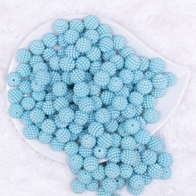 12mm Blue Ball Bead Chunky Acrylic Bubblegum Beads