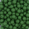 Close up view of a pile of 12mm Green Acrylic Bubblegum Beads [20 & 50 Count]