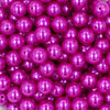 close up view of a pile of 12mm Hot Pink Pearl Acrylic Bubblegum Beads [20 Count]