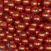 close up view of a pile of 12mm Jack O Lantern Pearl Pumpkin Face Halloween print Bubblegum Beads