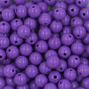 Close up view of a pile of 12mm Orchid Purple Acrylic Bubblegum Beads [20 & 50 Count]
