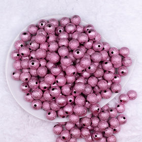 12mm Pink Stardust Bubblegum Beads