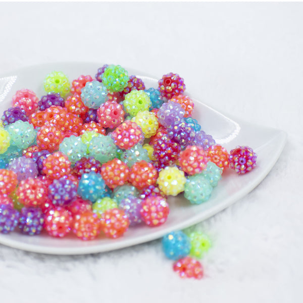 AB Acrylic Beads, Candy Plastic Beads