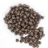 Top view of a pile of 12mm Golden Black Coffee Rhinestone AB Bubblegum Beads [10 & 20 Count]