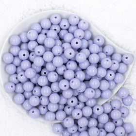 12mm Periwinkle Purple Acrylic Bubblegum Beads [20 & 50 Count]