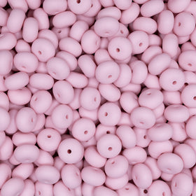 14mm Candy Pink Abacus Silicone Bead