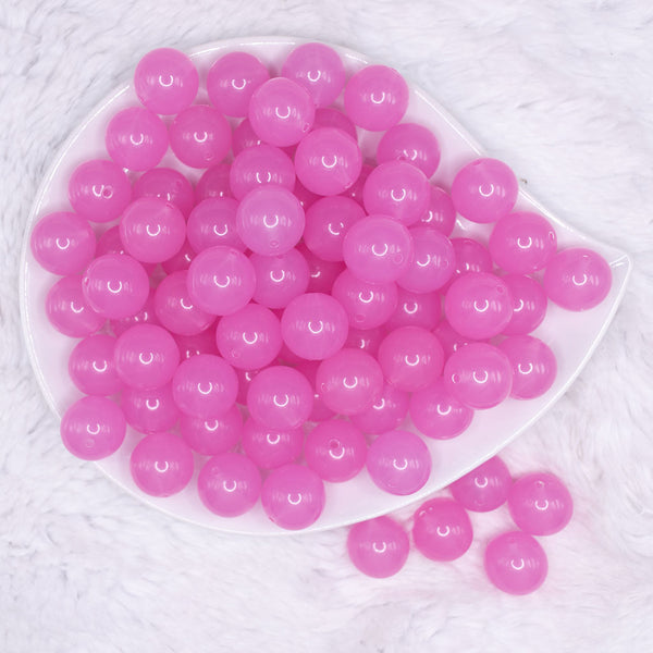 top view of a pile of 16mm Bright Pink 