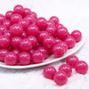 front view of a pile of 16mm Raspberry Pink 