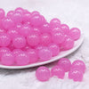 front view of a pile of 16mm Bright Pink 