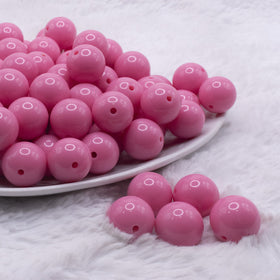 16mm Bubblegum Pink Solid Acrylic Bubblegum Jewelry Beads
