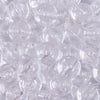 close up view of a pile of 16mm Clear Solid Acrylic Bubblegum Jewelry Beads