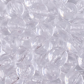 16mm Clear Solid Acrylic Bubblegum Jewelry Beads