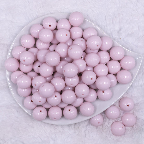 16mm Hot Pink Solid Acrylic Bubblegum Jewelry Beads