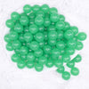 top view of a pile of 16mm Green 