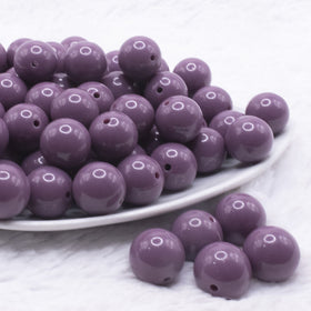 16mm Lilac Purple Solid Acrylic Bubblegum Jewelry Beads