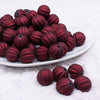 front view of a pile of 16mm Deep Red Pumpkin 