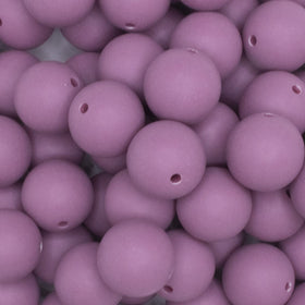 16mm Rose Matte Solid Chunky Bubblegum Beads
