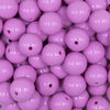 Close up view of a pile of 16mm Pretty Pink Solid Acrylic Bubblegum Jewelry Beads