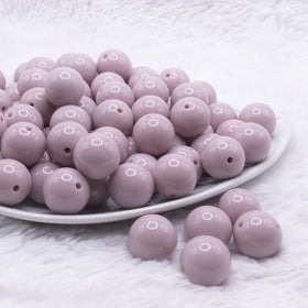 16mm Thistle Purple Solid Acrylic Bubblegum Jewelry Beads