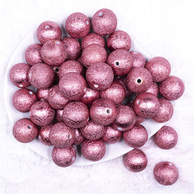 20mm Blush Pink Stardust Chunky Jewelry Bubblegum Beads