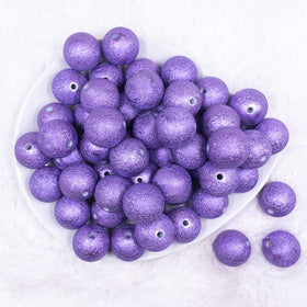 20mm Purple Stardust Chunky Jewelry Bubblegum Beads