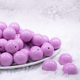 20mm Taffy Pink Solid Acrylic Chunky Bubblegum Beads
