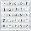20mm Alphabet Print Chunky Acrylic Bubblegum Beads [1 per order]