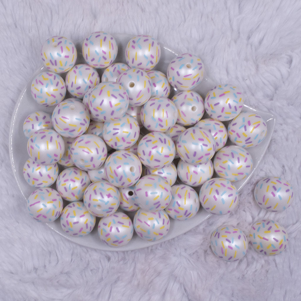 20mm Christmas Rhinestone Beads - Acrylic Beads - Bubblegum Beads