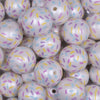 close up view of a pile of 20mm Birthday Sprinkles Chunky Acrylic Bubblegum Beads