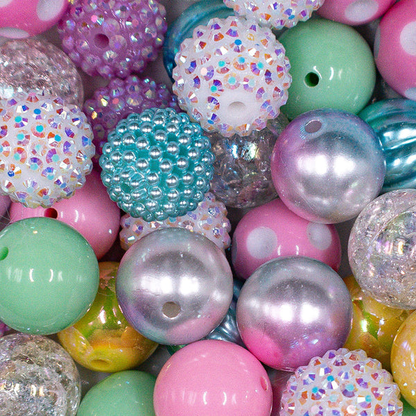 close up view of a pile of 20mm BumbleBead Easter Basket 