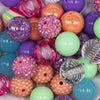 Close up view of a pile of 20mm BumbleBead Easter Basket 