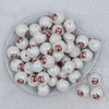 Top view of a pile of 20mm No Ghost Print Chunky Acrylic Bubblegum Beads [10 Count]