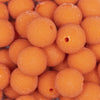 Close up view of a pile of 20mm Orange Sugar Glass Bubblegum Beads