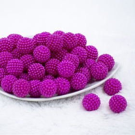 20mm Ball Bead Hot Pink Bubblegum Beads
