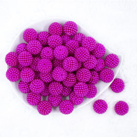 20mm Ball Bead Hot Pink Bubblegum Beads