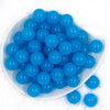 Top view of a pile of 20mm Bright Blue 