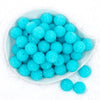 Top view of a pile of 20mm Ice Blue Rhinestone Chunky Bubblegum Beads