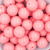 close up of a pile of 20mm Light Pink Solid Bubblegum Beads