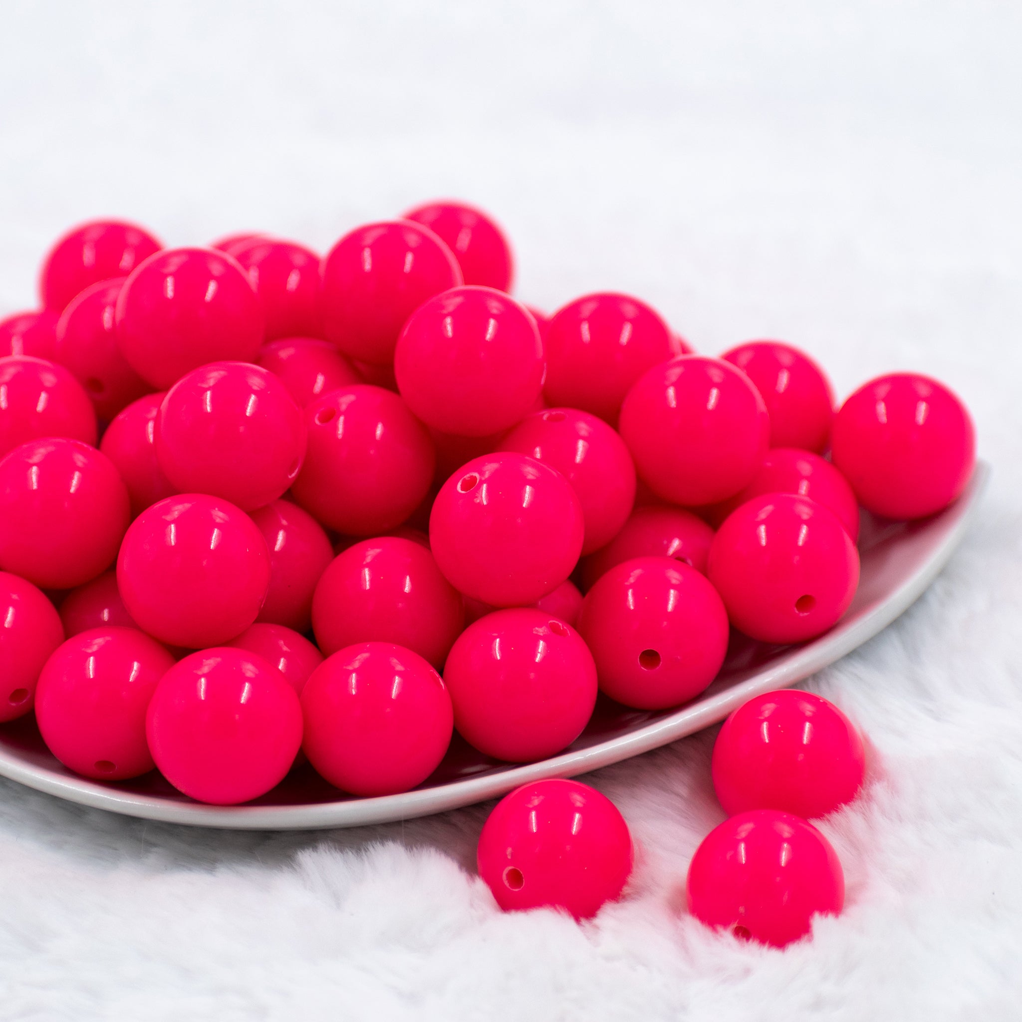 Liquid Glitter Pink Beads - CYLO®